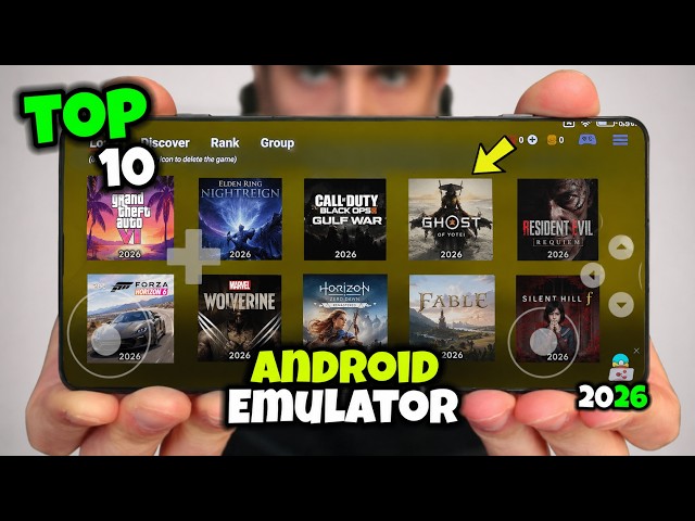 TOP 10 Best Android Emulators for Every Console in 2026 | Console Games On Android Offline