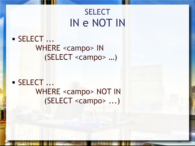 SQL (parte 2) - Aula 05 - Bancos de Dados 2016.1