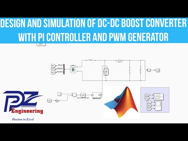 Design and Simulation of DC-DC Boost Converter with PI Controller and PWM Generator in MATLAB
