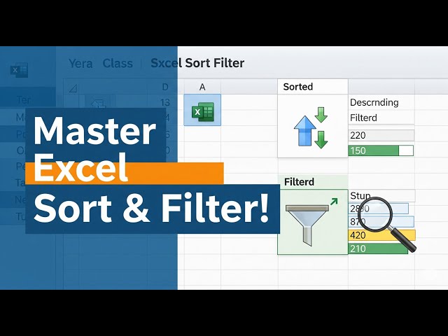 Excel Sort & Filter Secrets: Organize & Find Data Fast ! 🔍 I Lokesh