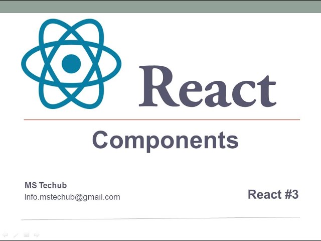 Functional components  vs  Class components in React |  React class or function component tutorial