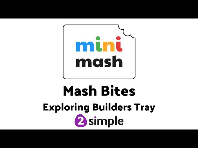 Explore Builder's Tray | Mini Mash | 2Simple