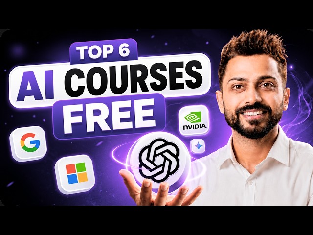 Top 6 Free AI Courses Every Student Must Learn in 2026 | AI Career Roadmap