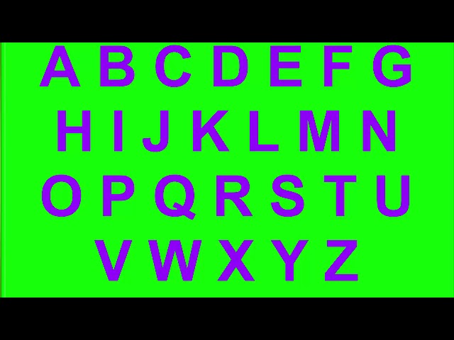 new abc song video capital and small letters for kids