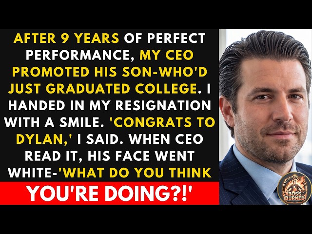After 9 Loyal Years, Boss Gave Promotion To His Son - The Day I Quit, His Company Collapsed