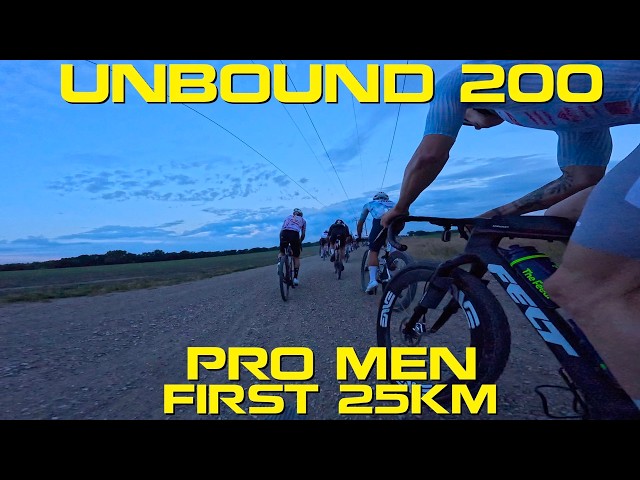 Unbound 200 // Pro Men // First 25km POV Onboard Footage