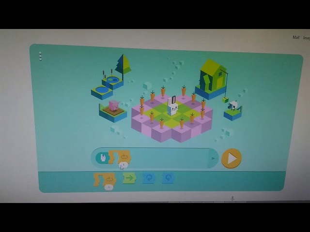 Google Doodle Kids Coding Level 6 -  Shortest Solution