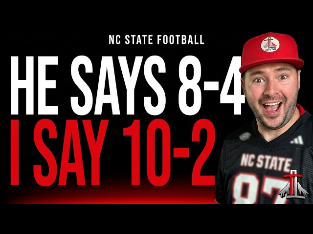 NC State Predictions: I Have Them Going 10-2 - Tuffy Talk