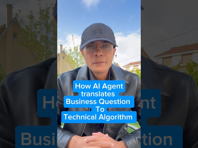 How AI Agent translates Business Question into technical algorithm #aiagents #ai