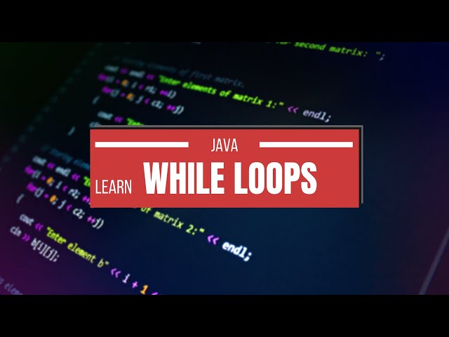 While Loops in Java