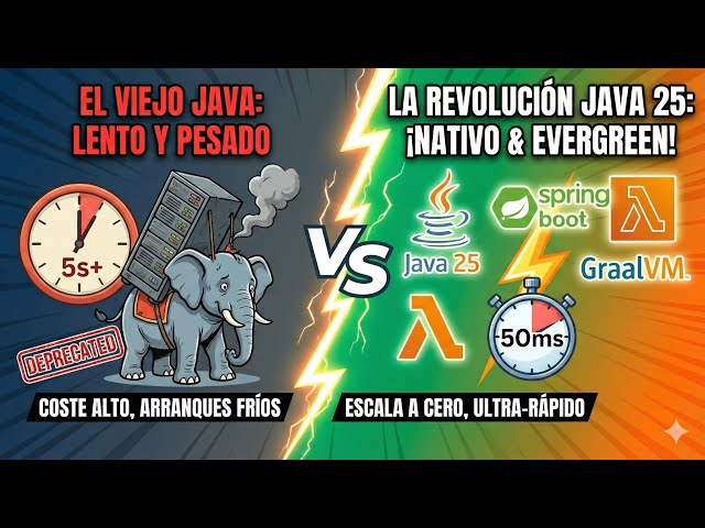 La Revolución de Spring Boot Serverless: Guía de Java 25 & GraalVM
