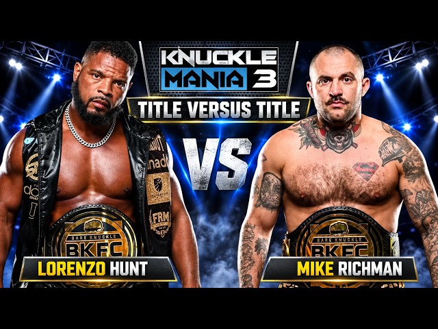 Lorenzo Hunt vs Mike Richman | Undisputed BKFC World Title | Bare-Knuckle