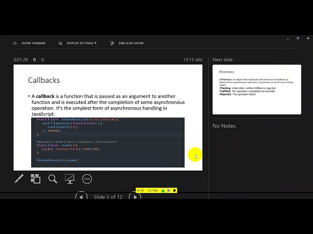 Asynchronous Javascript