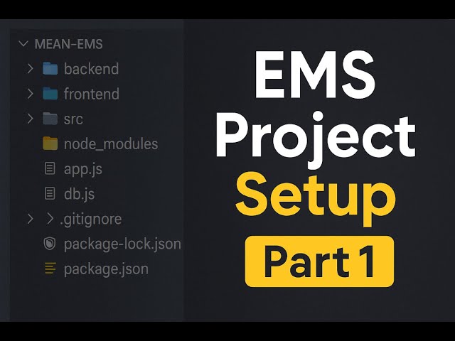 EMS Project Setup with MEAN Stack | Angular Node.js MongoDB | Codenest Series Part 1