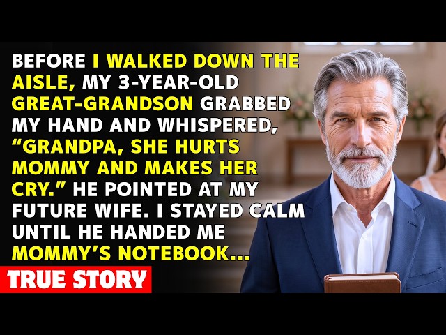 "Grandpa, she hurt Mommy and made her cry a lot" — My great-grandchild's wedding warning...