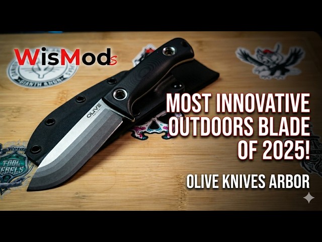 Olive Knives Arbor - the most innovative blade geometry for an outdoors knife in 2025! #shortsfeed