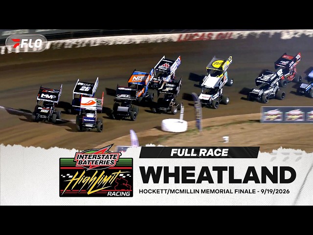 FULL RACE: Hockett/McMillin Memorial Finale | High Limit Racing at Lucas Oil Speedway 9/19/2026