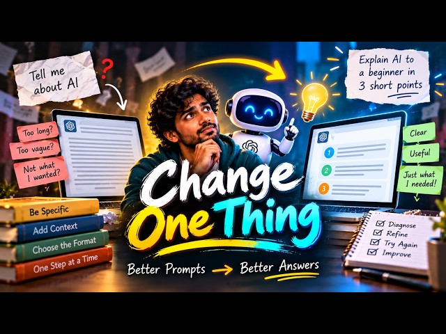 Change One Thing | The Prompt Refinement Loop Explained | NaadaForge