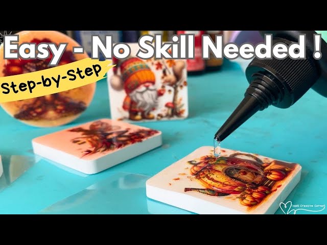 Zero Experience Needed to Make These Gorgeous Resin Magnets!