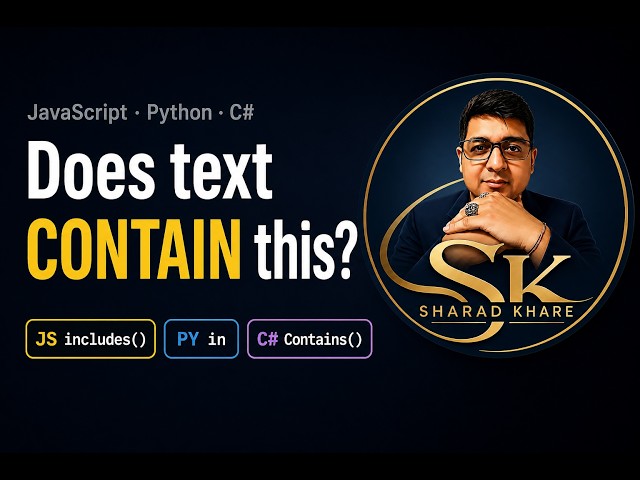 Does a Text Contain a Piece? | JS includes · Python in · C# Contains