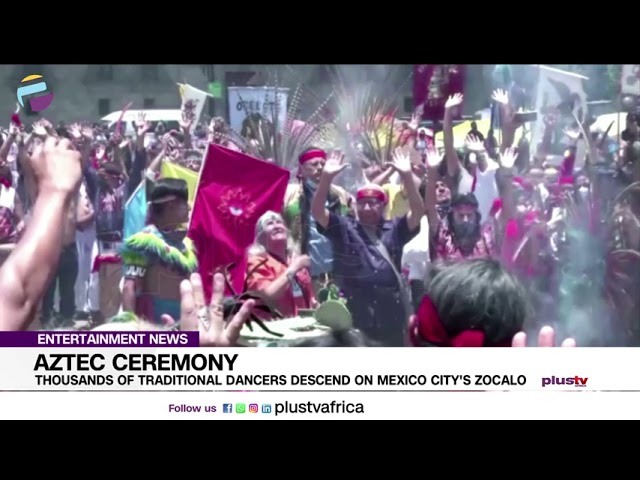 Aztec Ceremony: Thousands Of Traditional Dancers Descend On Mexico City's Zocalo | ENTERTAINMENT