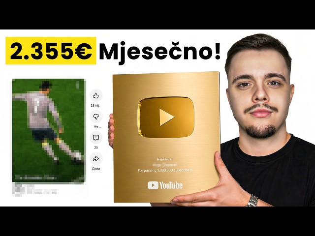 Kako Zaraditi 78€ Dnevno na YouTube Shorts? (Korak Po Korak)