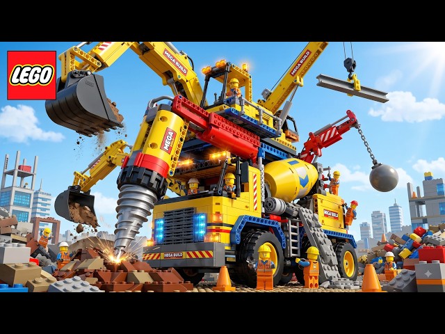 "I Built the ULTIMATE LEGO Construction Truck With EVERY Tool 🏗️🚜 | LEGO Auto Tech"