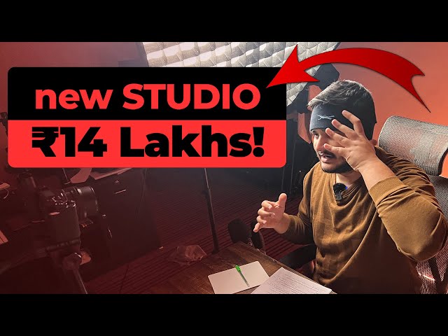 My ₹14 LAKHS YouTube Studio Revealed +(algrow 2.0)