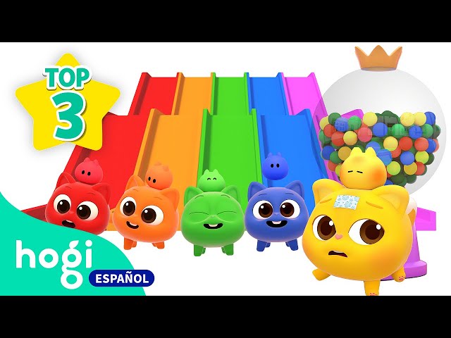 [TOP 3]🐱Especial de Ninimo🐈 | Aprende Colores con Dulces | Juego de ABC y Hospital | Hogi en español