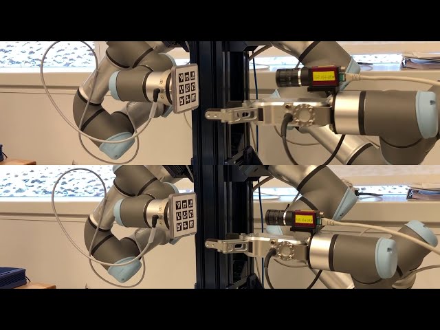 Robotic object tracking with advanced visual servo