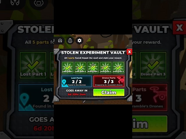 This is what you get from the stolen experiment vault in steal an egg #roblox #stealanegg #guide