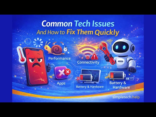Common Tech Issues and How to Quickly Fix Them | SimpleTech Help