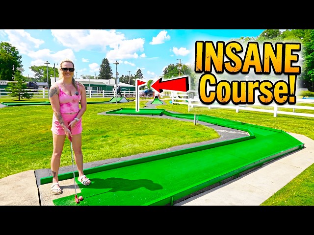 Mind-Blowing Old School Mini Golf Course!