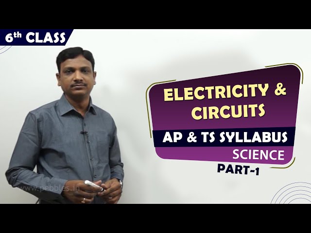 CBSE Class 6th std Science | Electricity & Circuits Part-1| 6TH CLASS SCIENCE