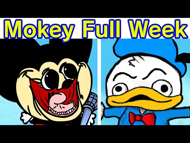 Friday Night Funkin' VS Mokey + Grooby FULL WEEK (FNF Mod) (Sr Pelo Mokey's Show)