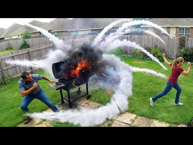 BBQ Fails 🌭🔥 Chill Ruined in 0 2 Seconds