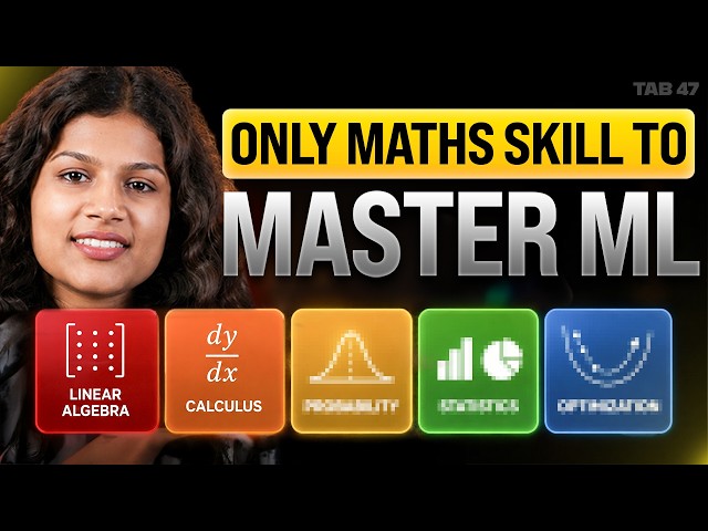 Mathematics for Machine Learning How Much Math Do You REALLY Need for ML ? | Tab47
