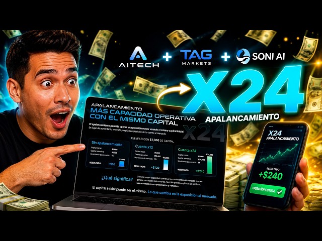 AITECH + TAG MARKETS: DESCUBRE una NUEVA FORMA de GANAR con tu DINERO en tu cuenta propia de BROKER😱