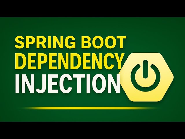 Dependency Injection || Spring Framework | Spring Boot | Java