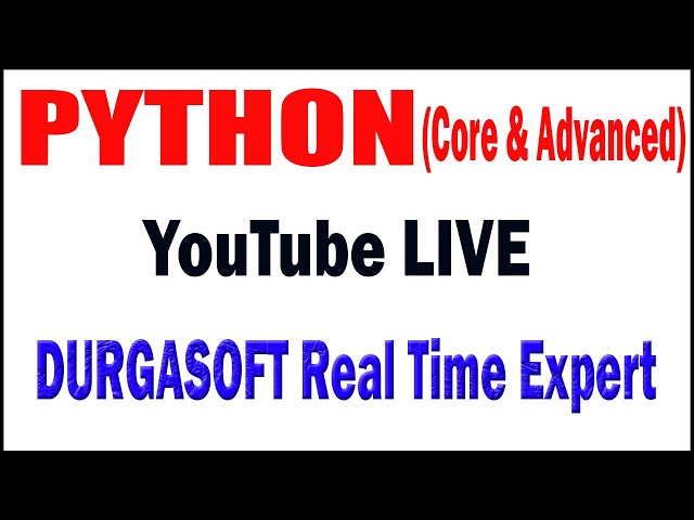 PYTHON by Mr. Vijay SIr