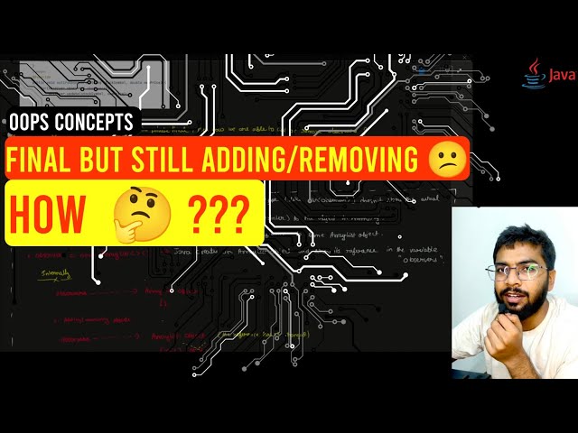 Oops Concepts| Private Final but still can modify ? How ? 