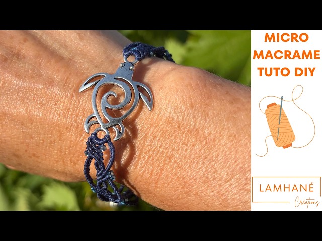 Micro-Macramé Bracelet Tutorial "Arielle"