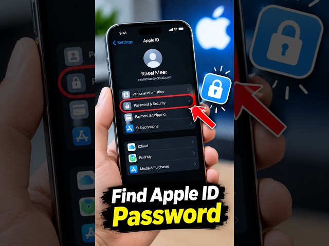 How to Find Apple ID Password on iPhone (Forgot Apple ID Password? Fix)