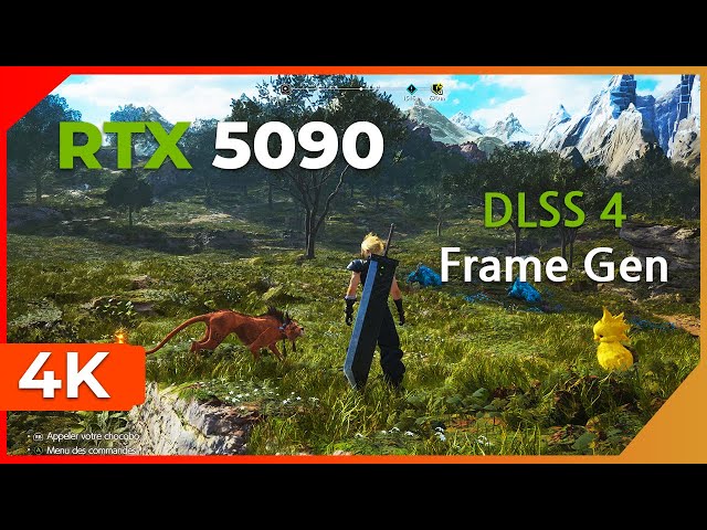Final Fantasy VII Rebirth – RTX 5090 Benchmark | 4K DLSS + Frame Gen