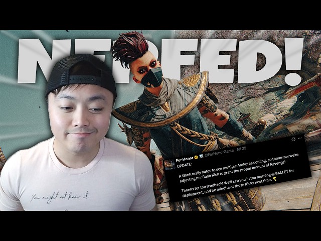 Arakure finally nerfed.. For Honor now playable