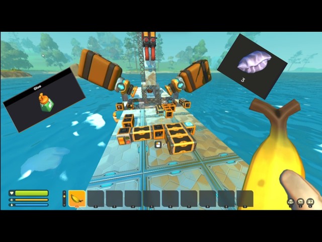 scrapmechanic first fuly outamatic glue farm? (prototype) dont uses red farmbots(no mods no gliches)