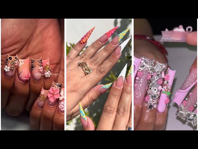 TIKTOK NAIL VIDEOS | TIKTOK COMPILATION | ACRYLIC GEL X