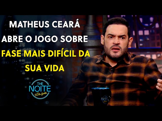 Matheus Ceará revela una etapa difícil: “No fui un buen padre ni esposo” | The Noite (26/08/21)