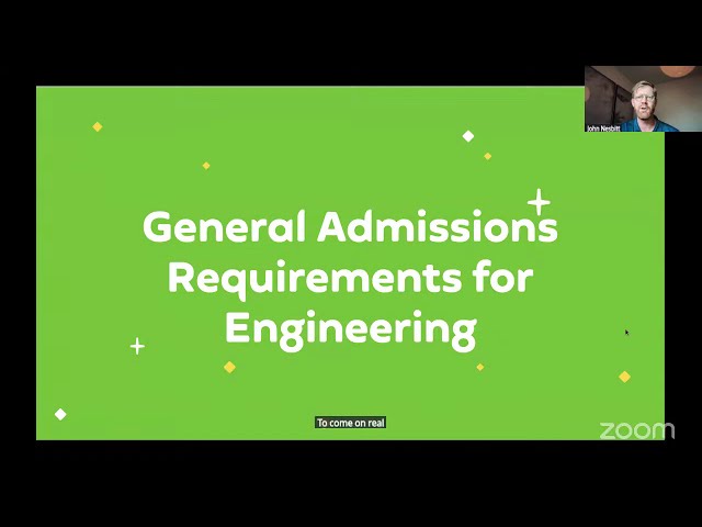 US Undergraduate Engineering Webinar