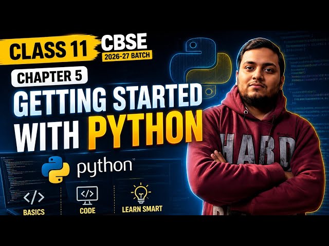 Chapter 5 getting started with python cbse class 11 